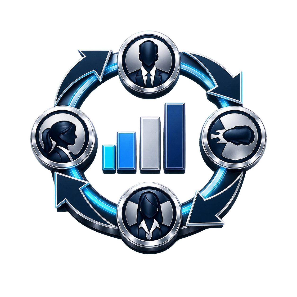 DeXe Community participation cycle connecting contributors, delegates and governance growth