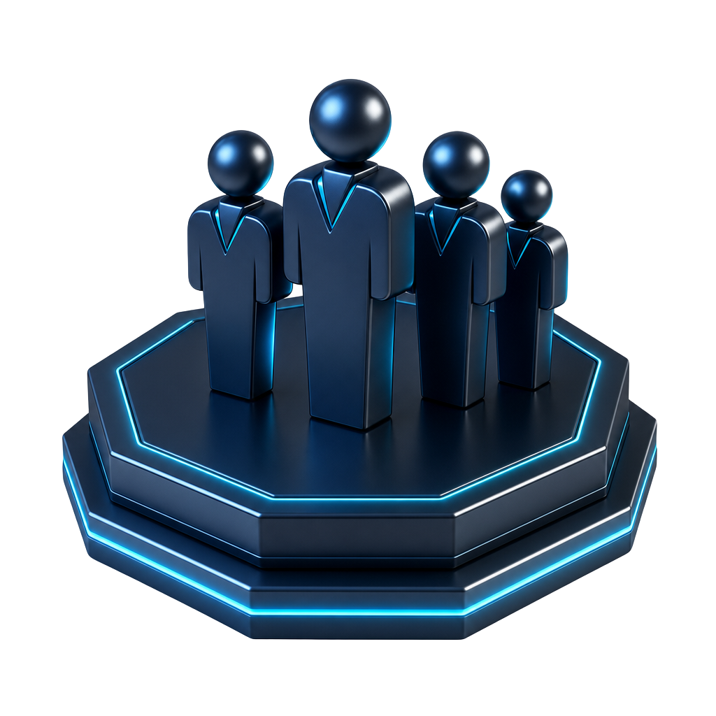 Manage delegation — 3D group of governance participants